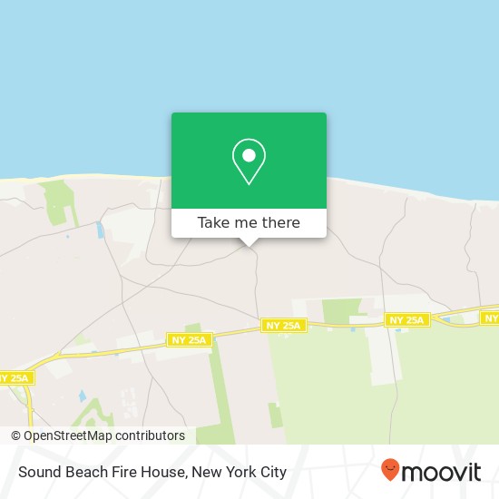 Sound Beach Fire House map