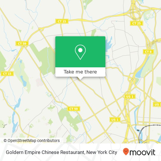 Mapa de Goldern Empire Chinese Restaurant