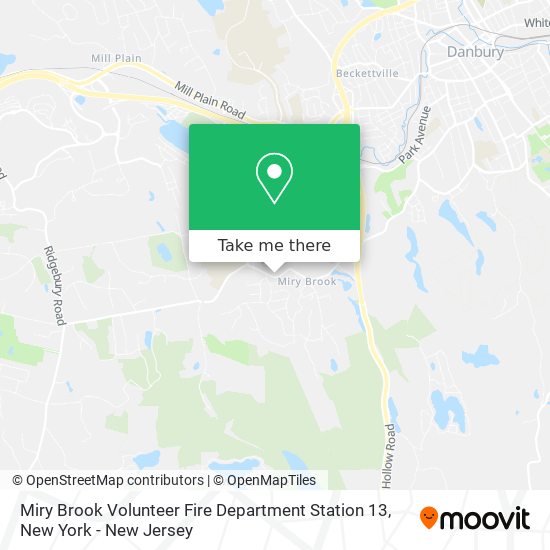 Mapa de Miry Brook Volunteer Fire Department Station 13