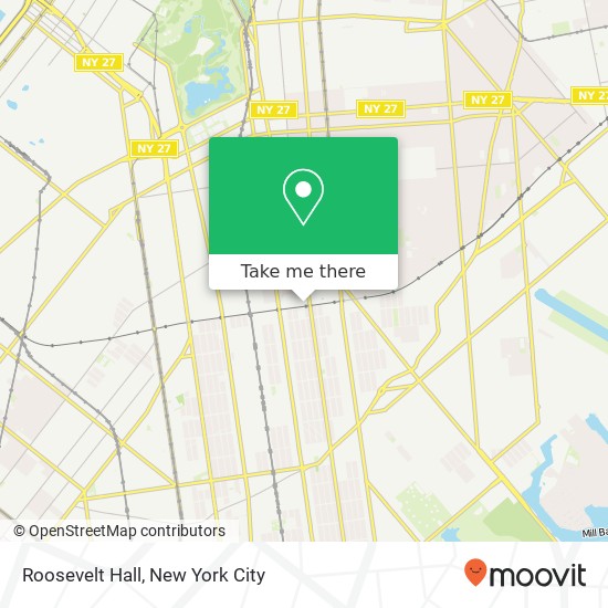 Roosevelt Hall map