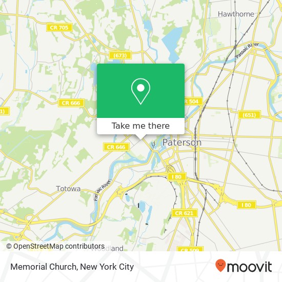 Mapa de Memorial Church