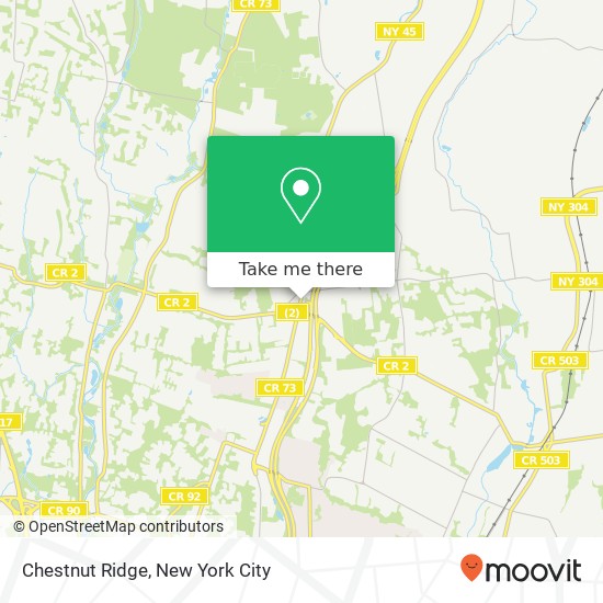 Mapa de Chestnut Ridge