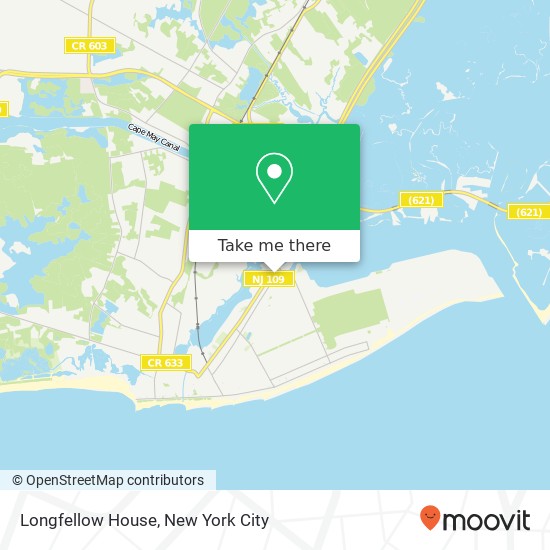 Longfellow House map