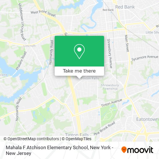 Mahala F Atchison Elementary School map
