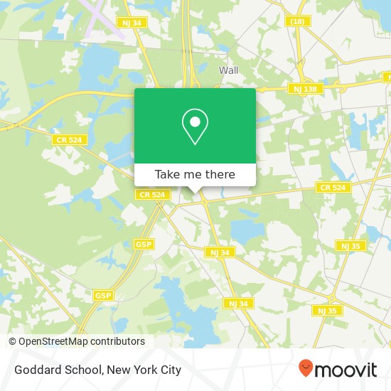 Goddard School map