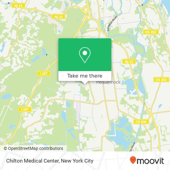 Mapa de Chilton Medical Center