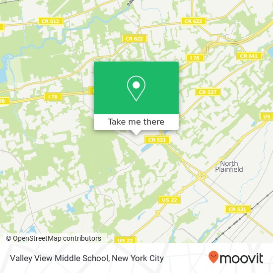 Mapa de Valley View Middle School