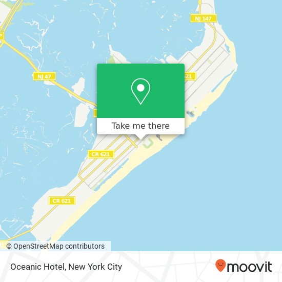 Oceanic Hotel map