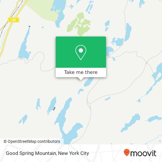 Mapa de Good Spring Mountain