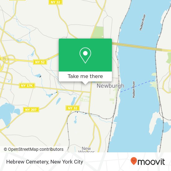 Hebrew Cemetery map