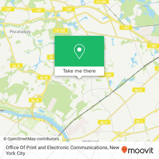 Office Of Print and Electronic Communications map