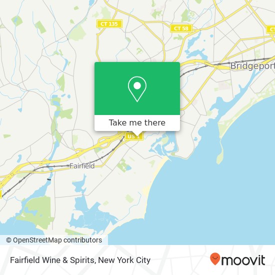 Mapa de Fairfield Wine & Spirits