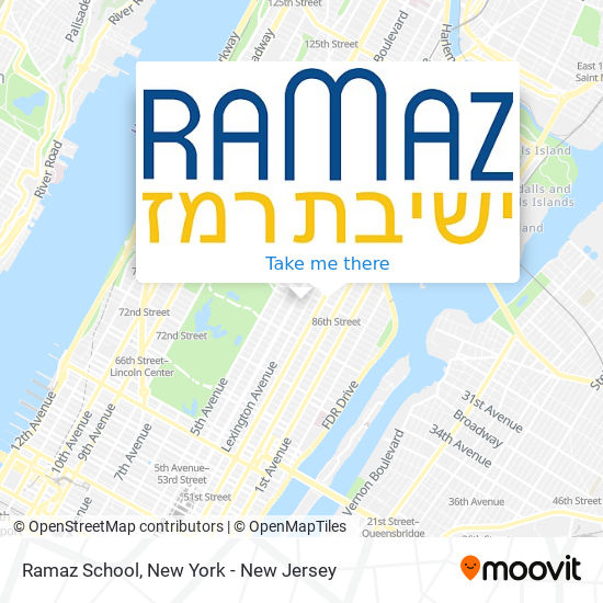 Ramaz School map