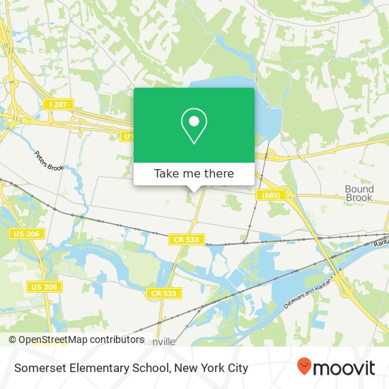 Somerset Elementary School map