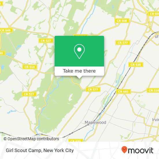 Girl Scout Camp map