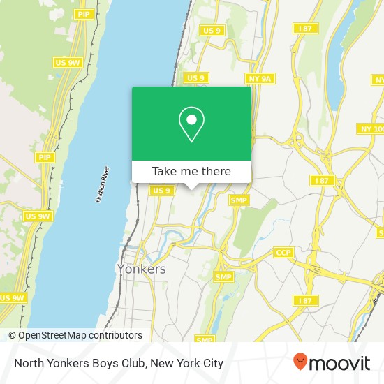 North Yonkers Boys Club map