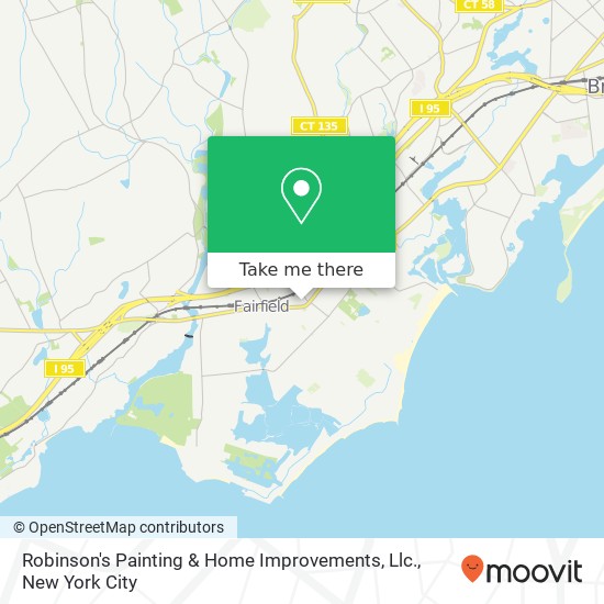 Mapa de Robinson's Painting & Home Improvements, Llc.