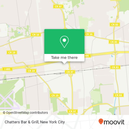 Mapa de Chatters Bar & Grill