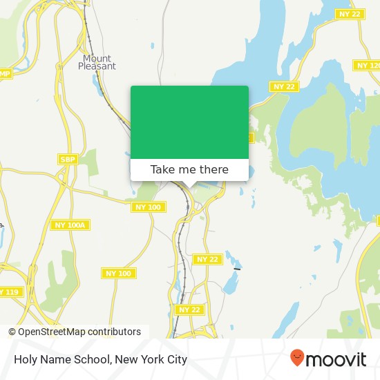 Holy Name School map