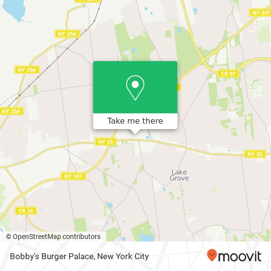 Bobby's Burger Palace map