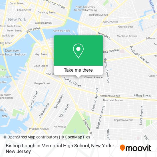 Bishop Loughlin Memorial High School map