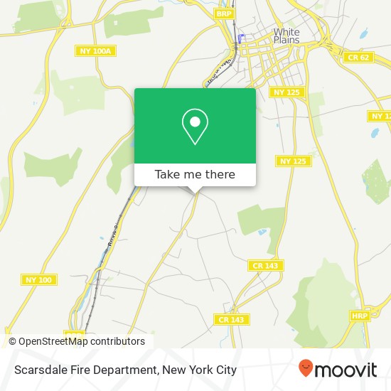 Scarsdale Fire Department map