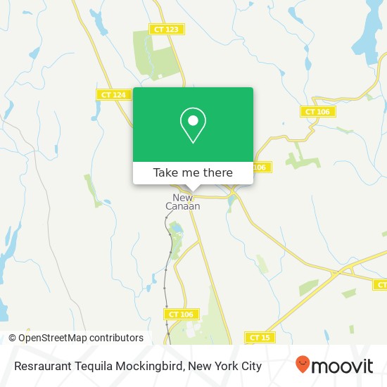 Resraurant Tequila Mockingbird map