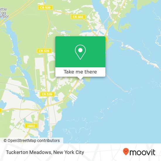 Tuckerton Meadows map