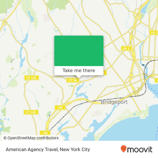 Mapa de American Agency Travel