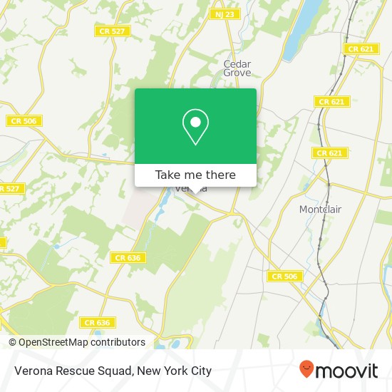 Verona Rescue Squad map