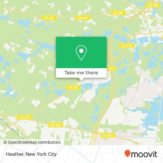 Mapa de Heather