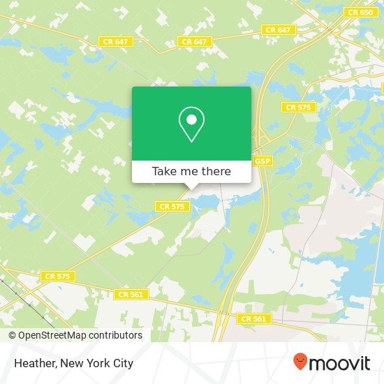 Heather map