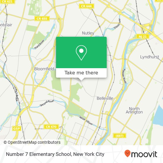 Mapa de Number 7 Elementary School