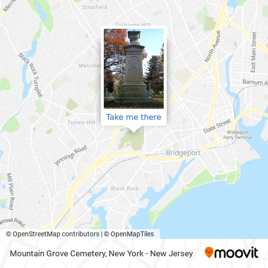 Mountain Grove Cemetery map