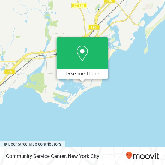 Community Service Center map
