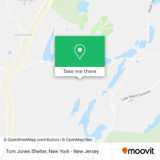 Tom Jones Shelter map