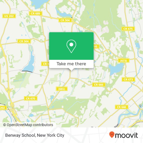 Mapa de Benway School