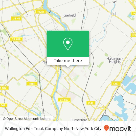 Mapa de Wallington Fd - Truck Company No. 1