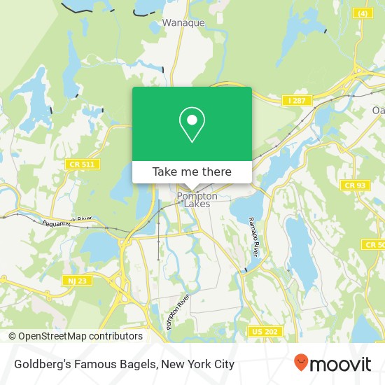 Mapa de Goldberg's Famous Bagels