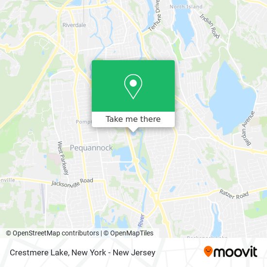 Mapa de Crestmere Lake
