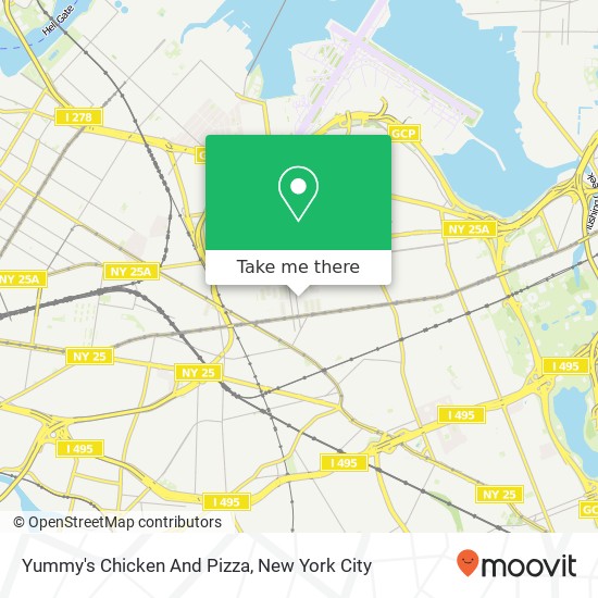 Yummy's Chicken And Pizza map