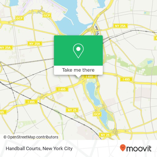 Handball Courts map