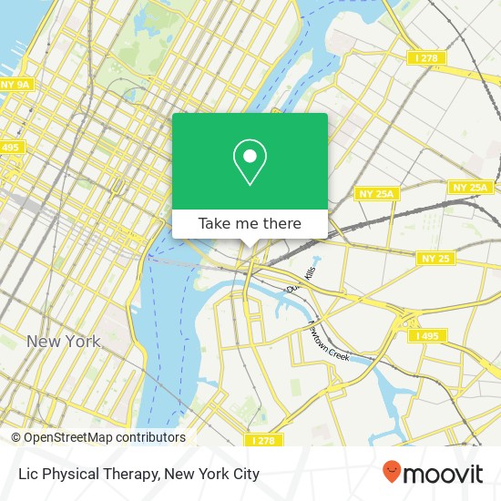 Lic Physical Therapy map