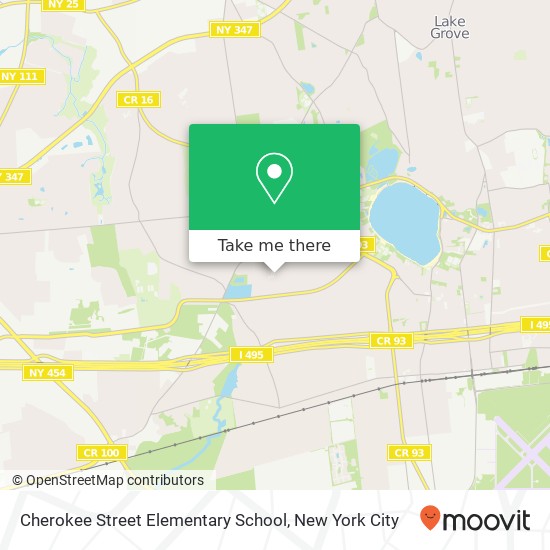 Cherokee Street Elementary School map