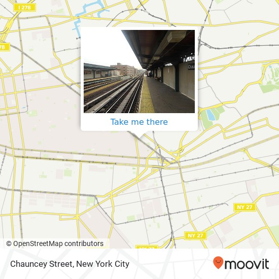 Mapa de Chauncey Street