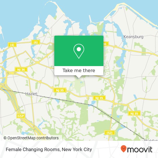 Female Changing Rooms map