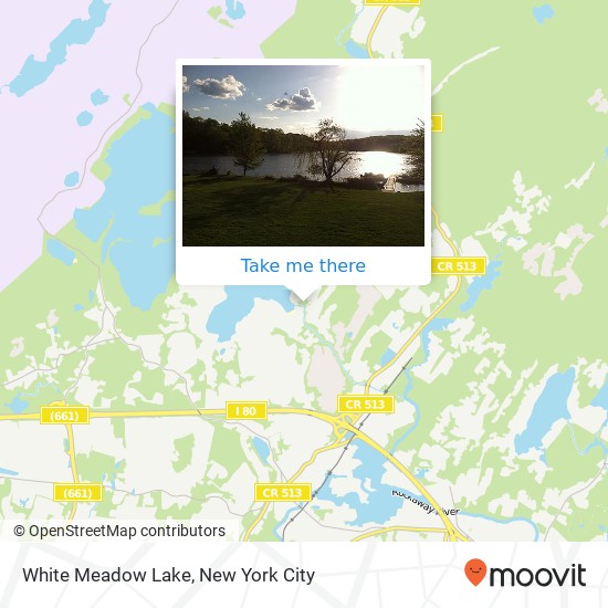 Mapa de White Meadow Lake