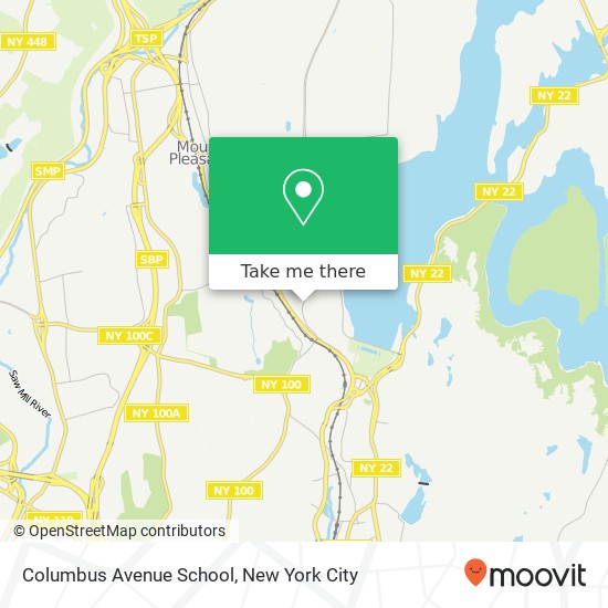 Mapa de Columbus Avenue School