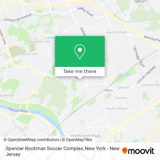 Mapa de Spencer Rockman Soccer Complex