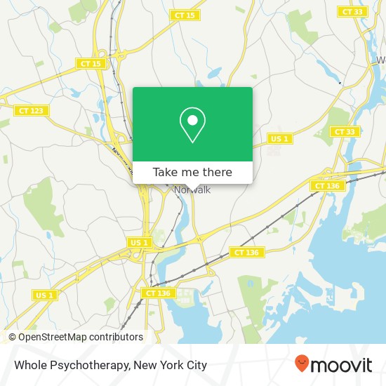 Whole Psychotherapy map